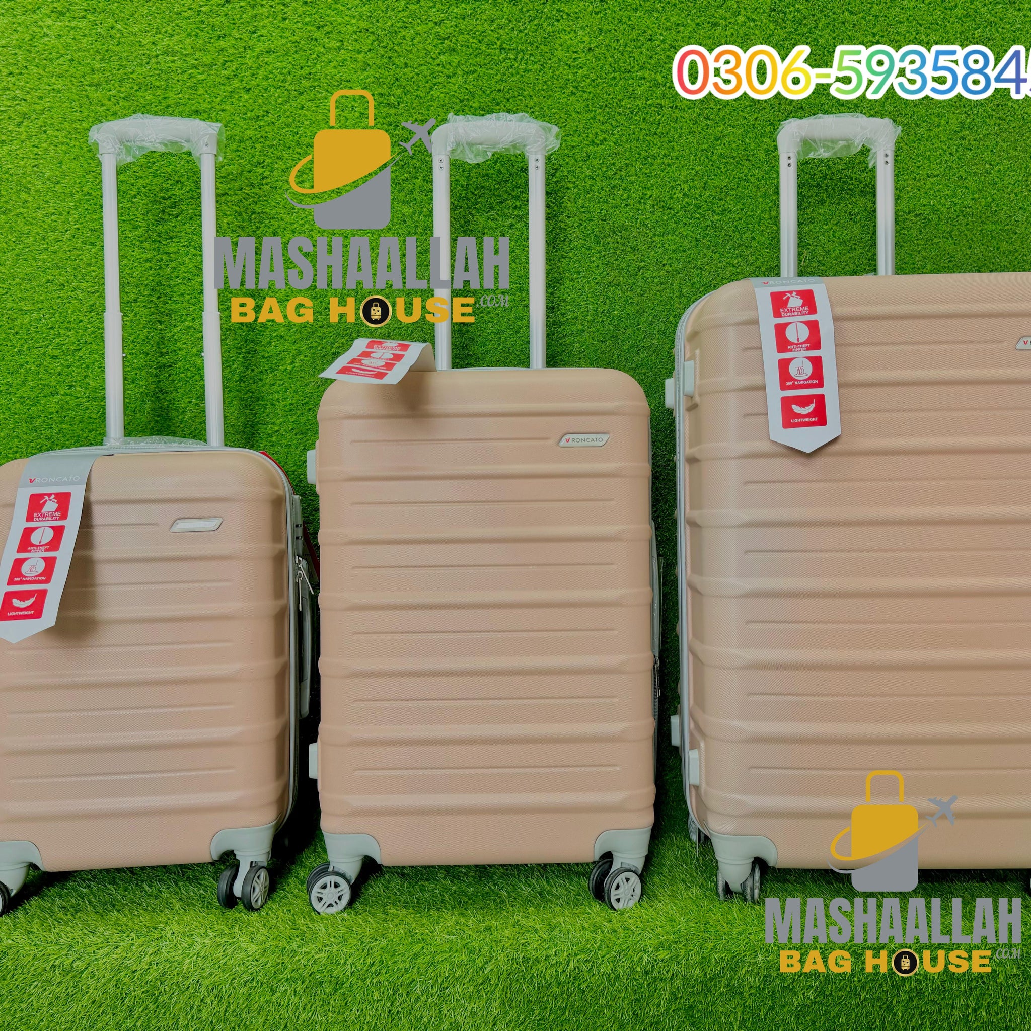 Roncato 3 Pieces Hardside Luggage Set