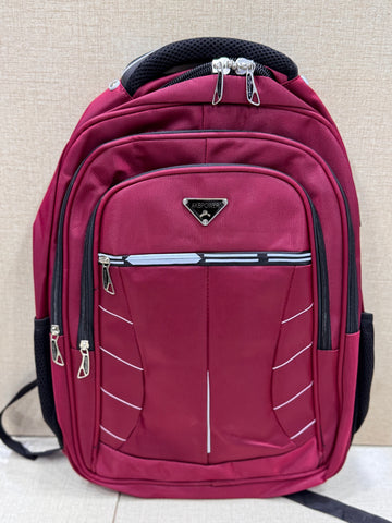 This is a pure leather school bag.