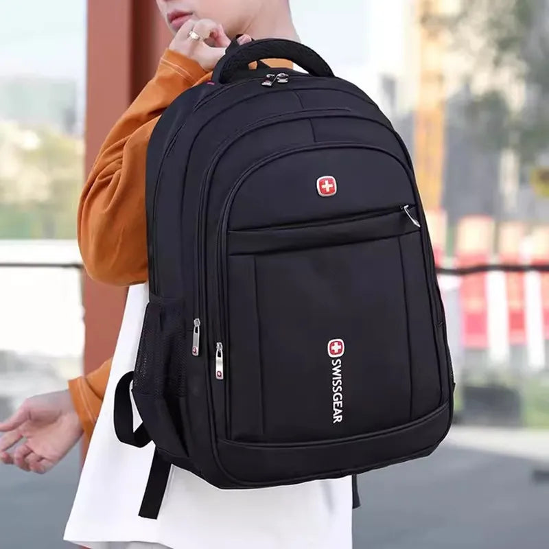 Choice Bags, Swiss Gear Men Laptop Backpack 19 Inch Fashion Business Backpack School Waterproof Large Capacity Bag