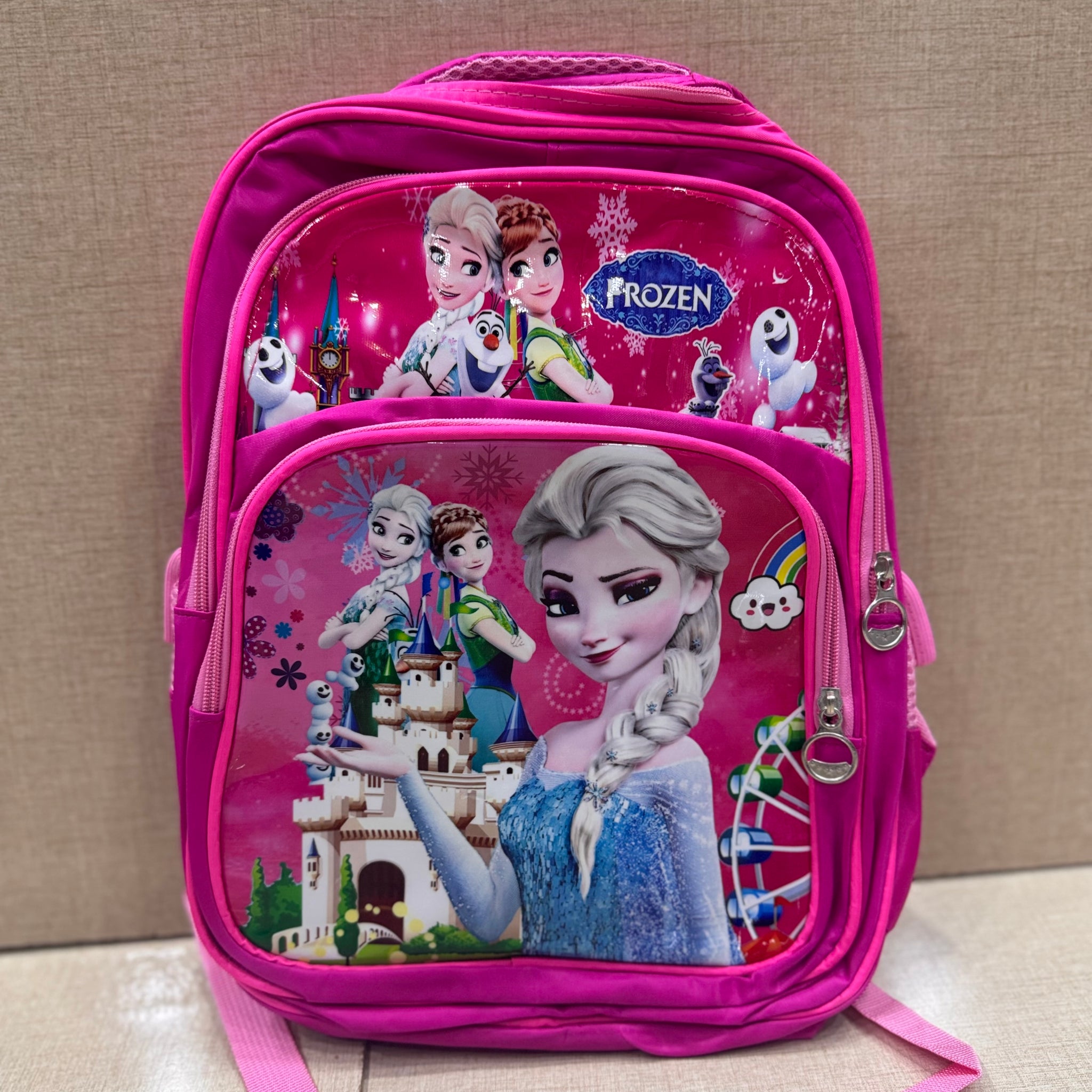 School bag frozen