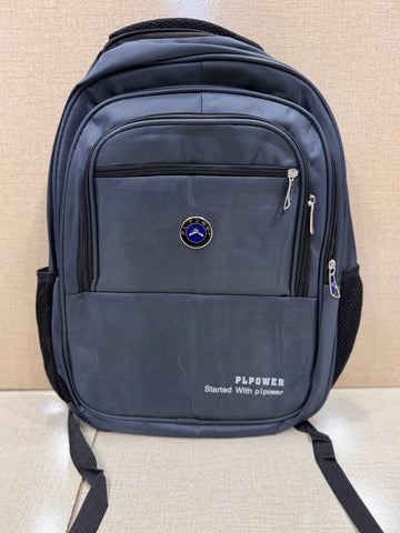 Pl Power Branded Backpack - Grey