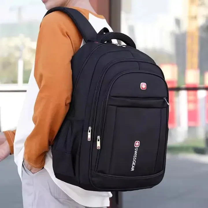 Choice Bags, Swiss Gear Men Laptop Backpack 19 Inch Fashion Business Backpack School Waterproof Large Capacity Bag