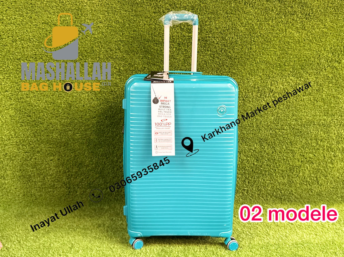 Minister Trolley Case 3pics luggage set 100%Pp Material Model 02