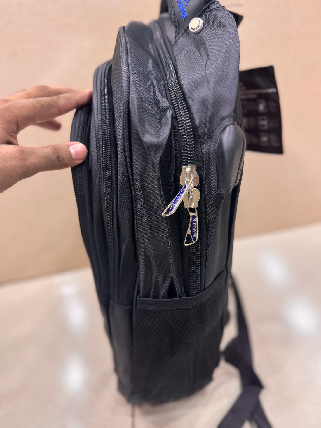 Pl Power Branded Backpack - Grey