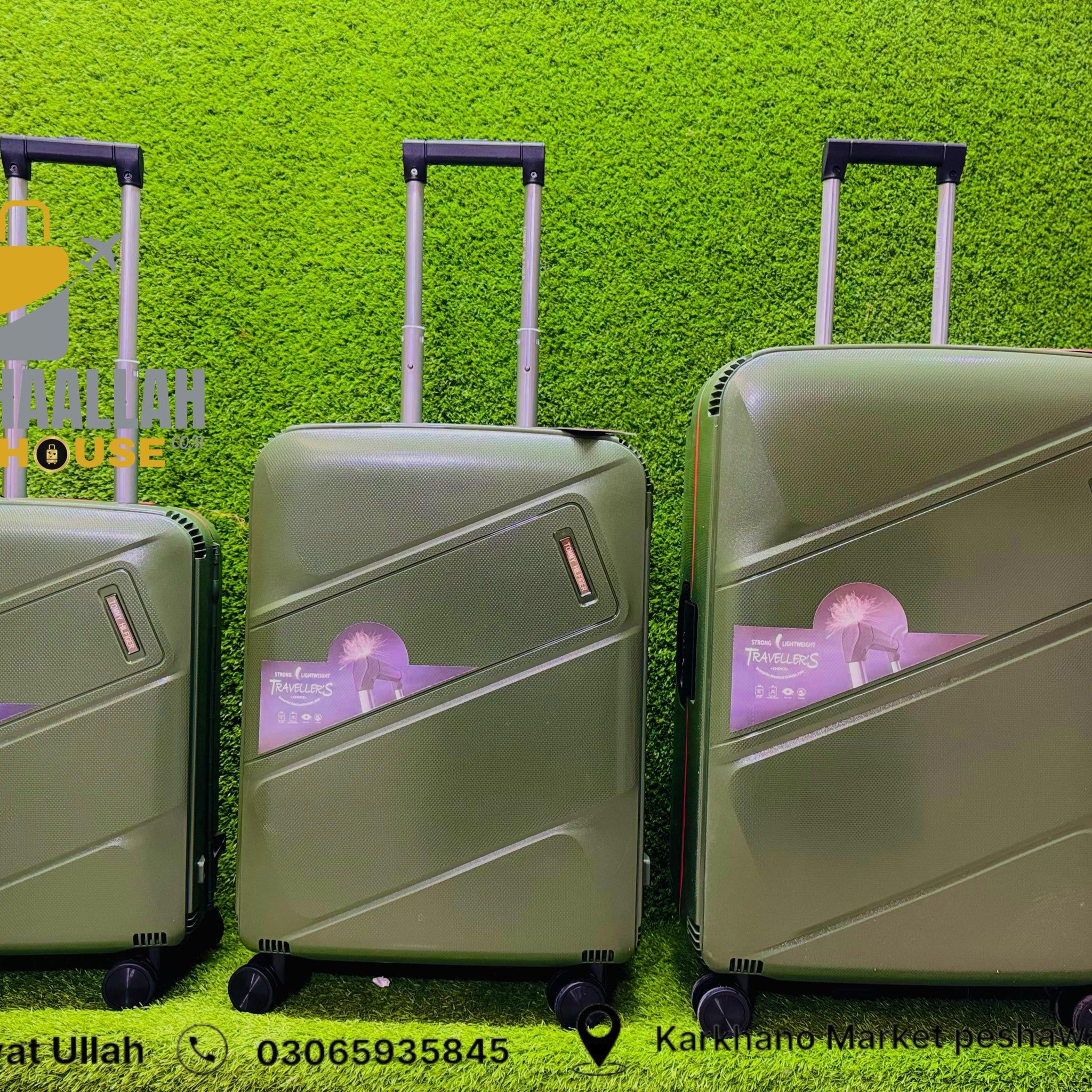 Original Tommy Hilfiger luggage 3 pics set