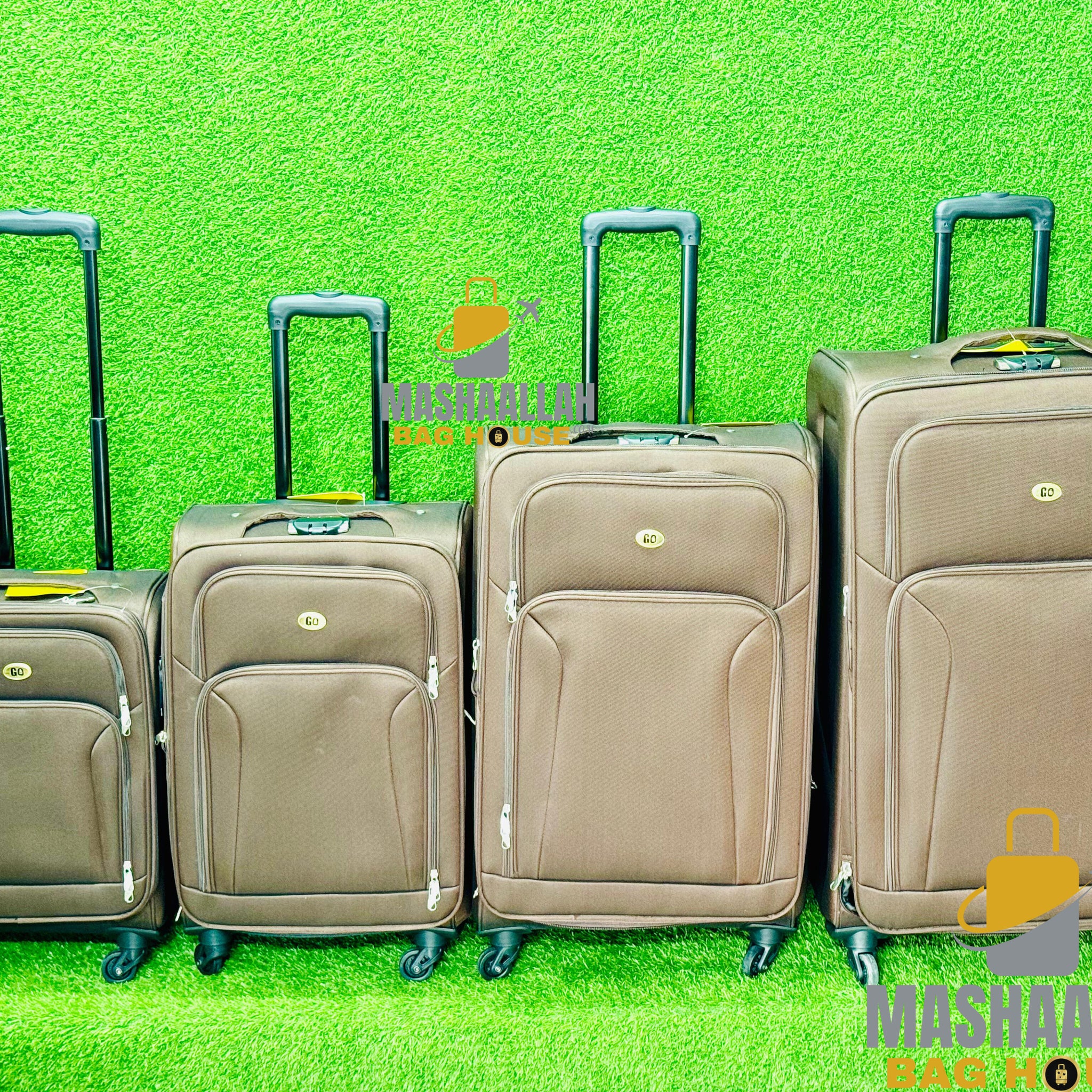 GO 4 Pics Set Softside Luggage 4W