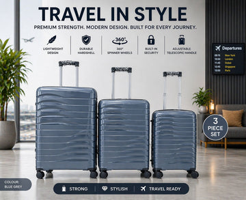 Elite Glide 3-Piece Hard Shell Luggage Set –