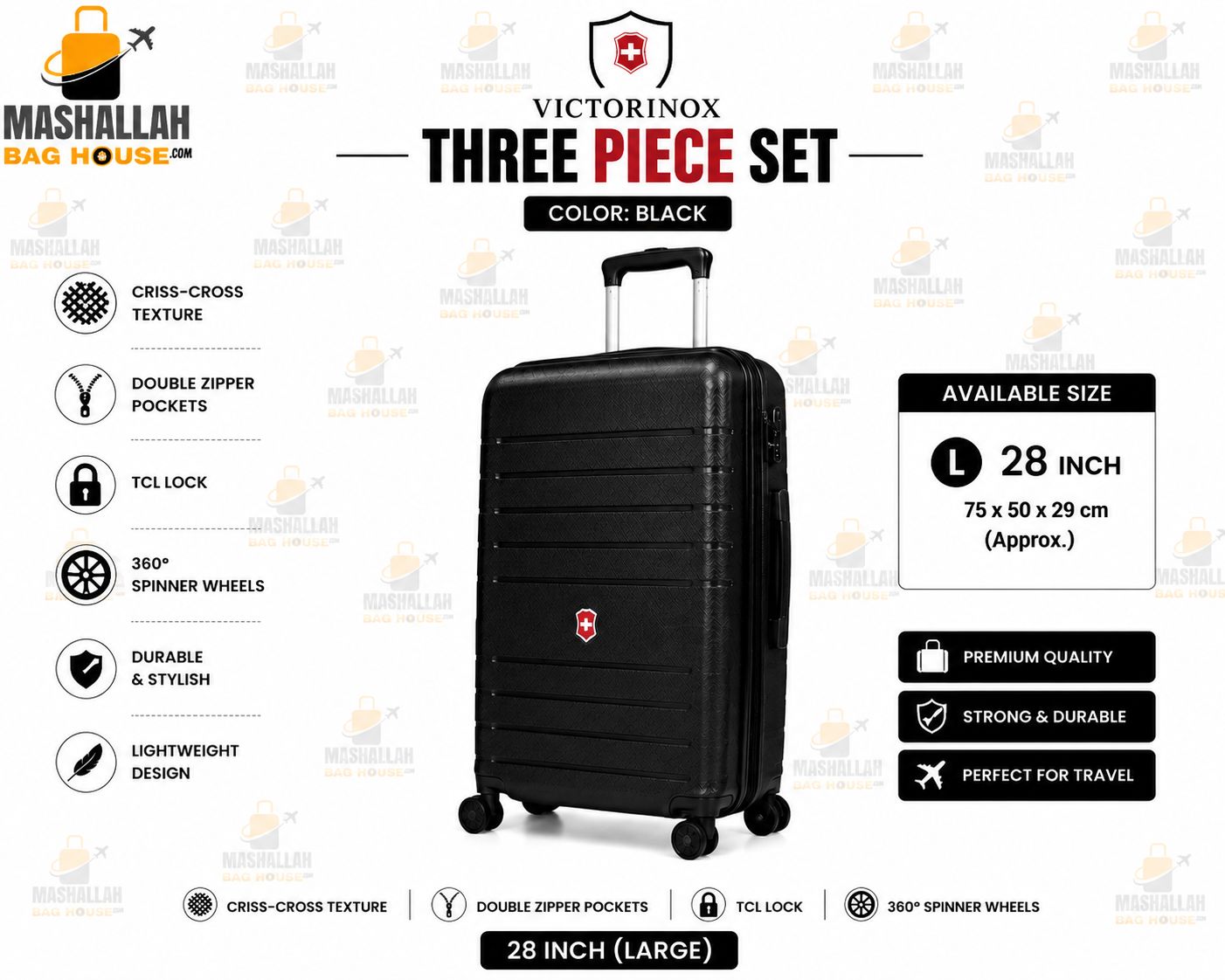 Victorinox Premium 3-Piece Luggage