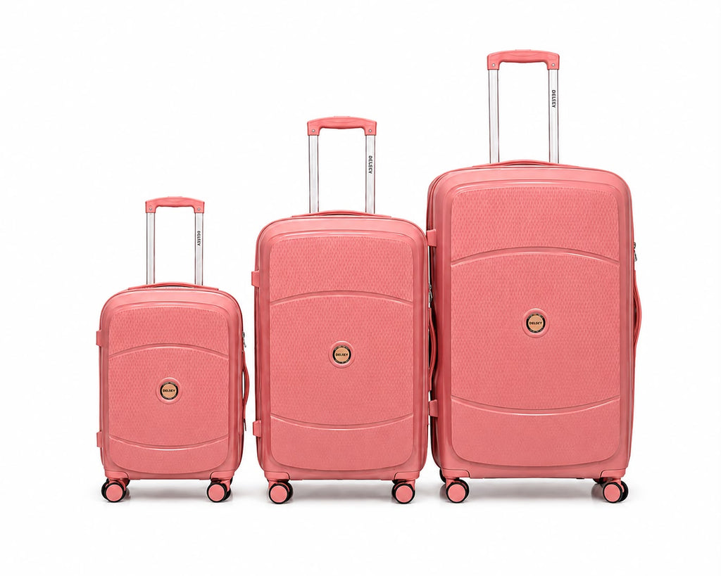 DELSEY Paris Premium 3 Piece PP Luggage Set