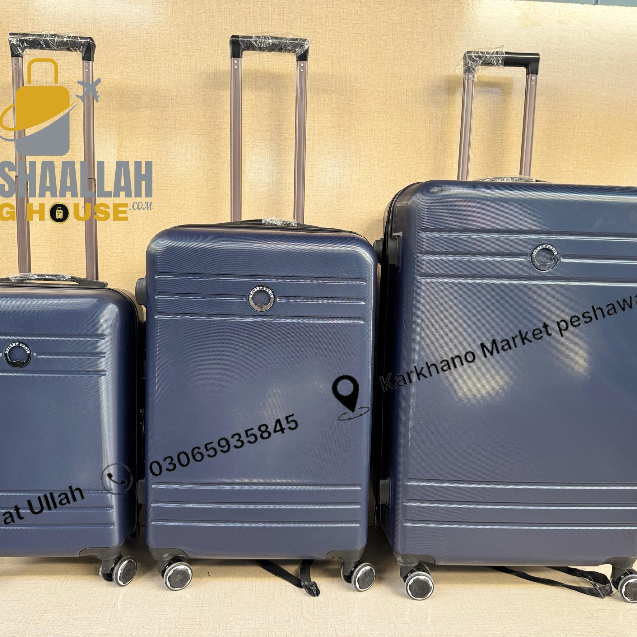 Delsey Paris 3 pics luggage set