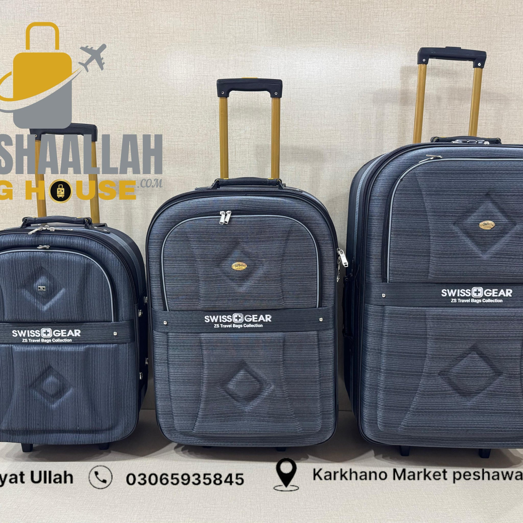 Swissgear 3 pics luggage set