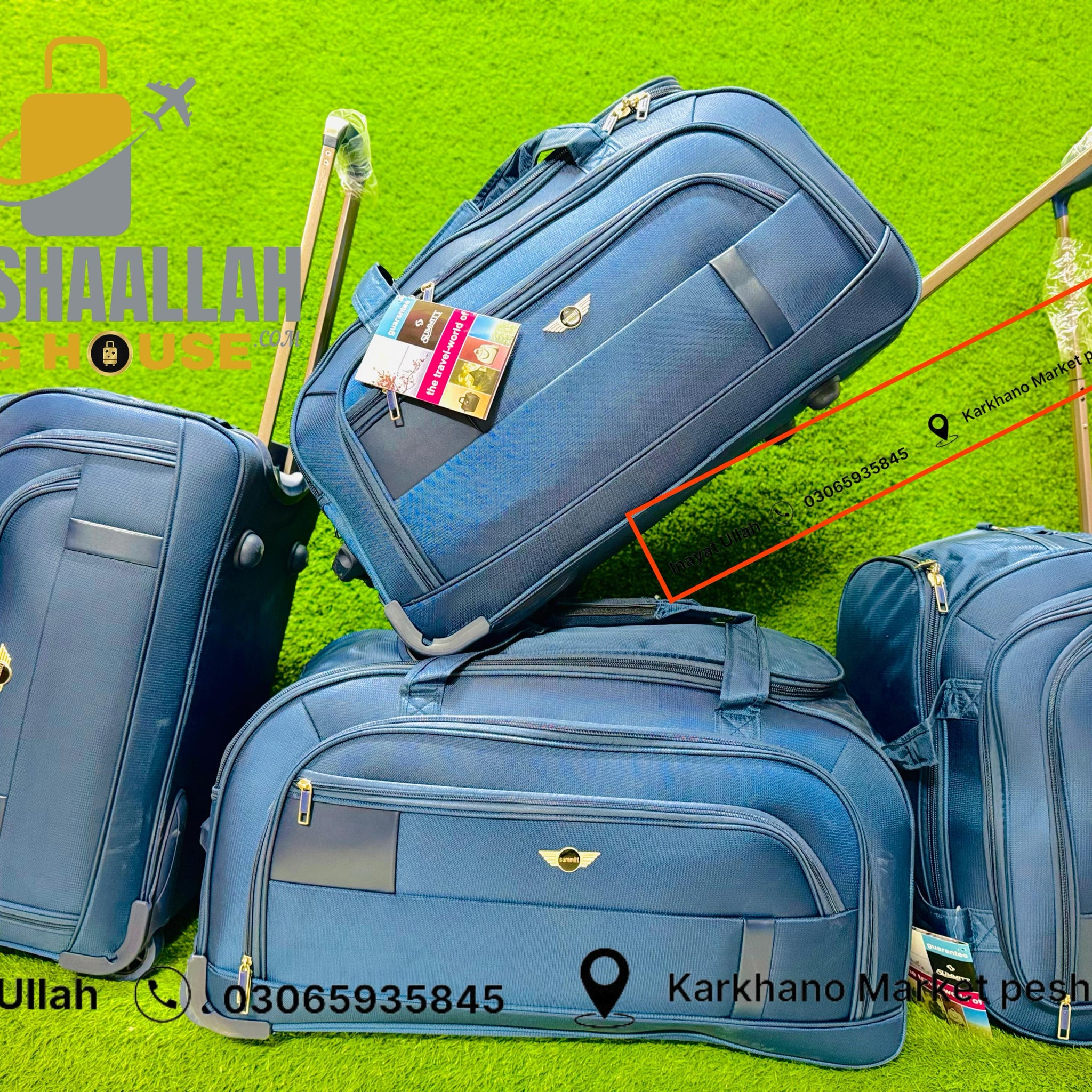 Summitt duffle trolley bag 4 pics set