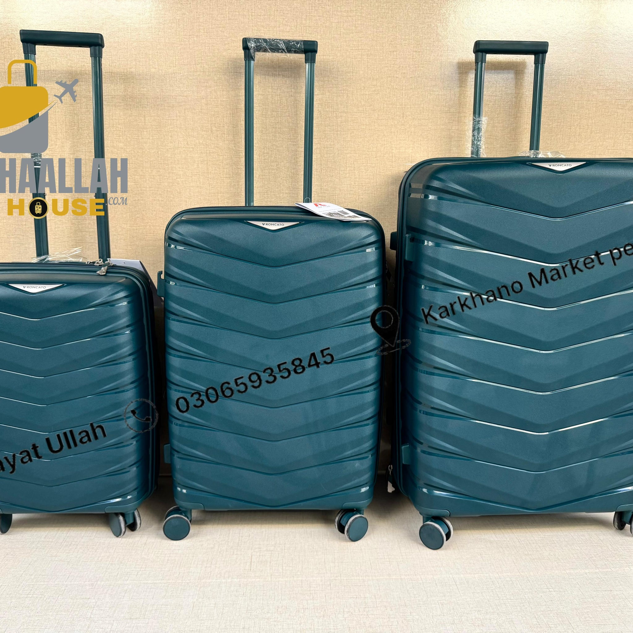 Roncato 3 pics luggage set PP