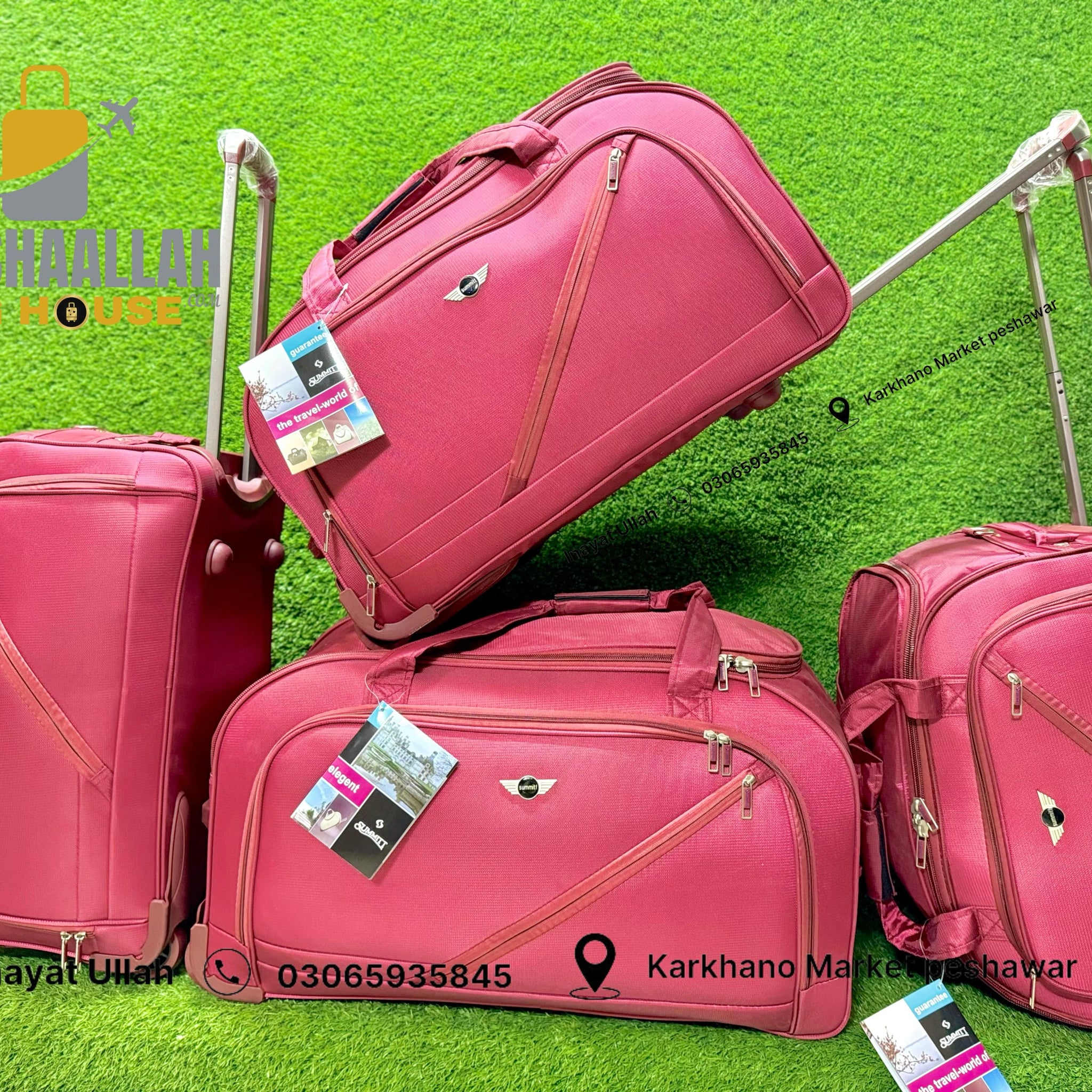 Summit Duffle Trolley bags - 4pcs set