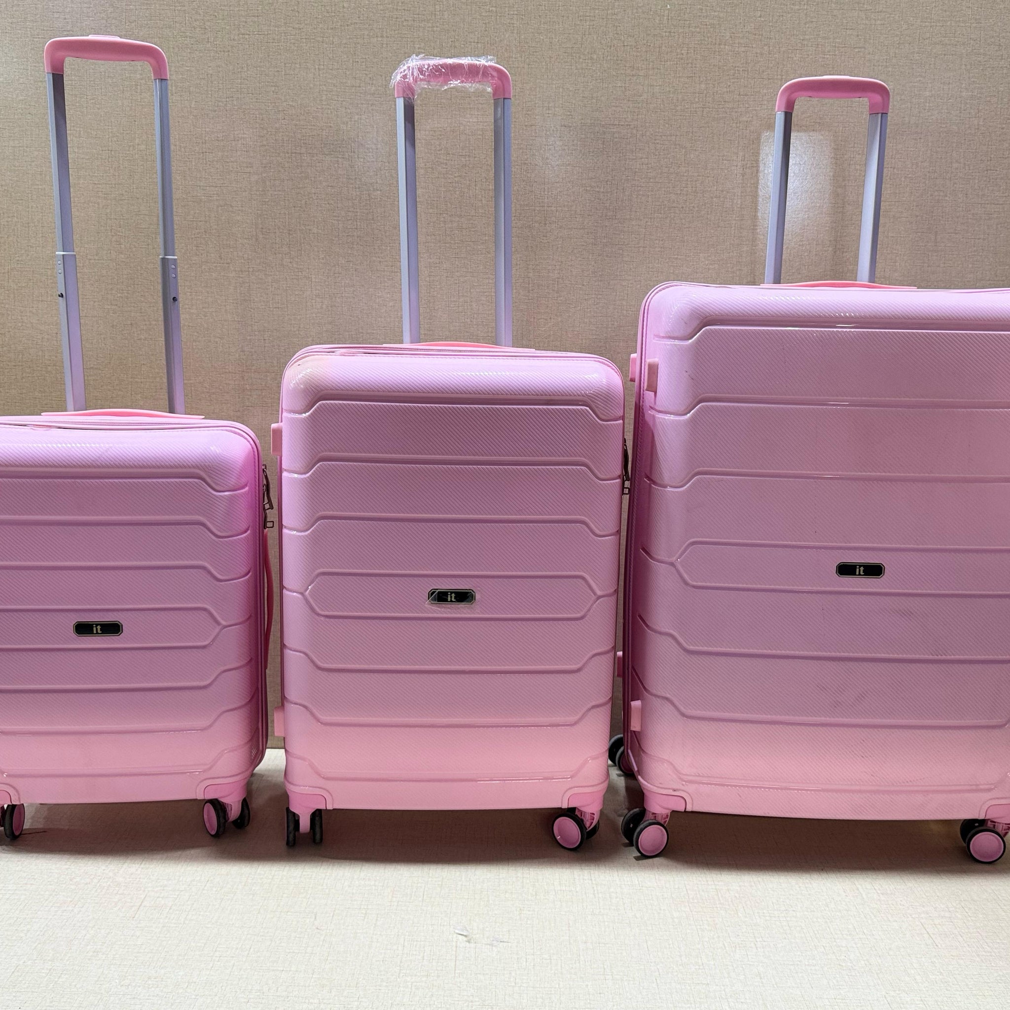 It luggage 3 pics set trolley case 100%Pp